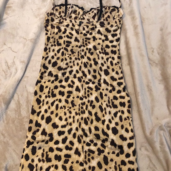 Leopard Spaghetti strap cami dress - Picture 3 of 5